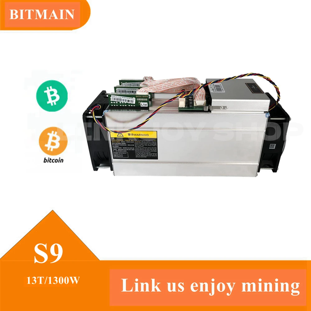 

Bitmain Antminer S9 13-й с блоком питания 1300 Вт, антимайнер, Майнер Asic Майнер BTC, рекомендуется бесплатное электричество