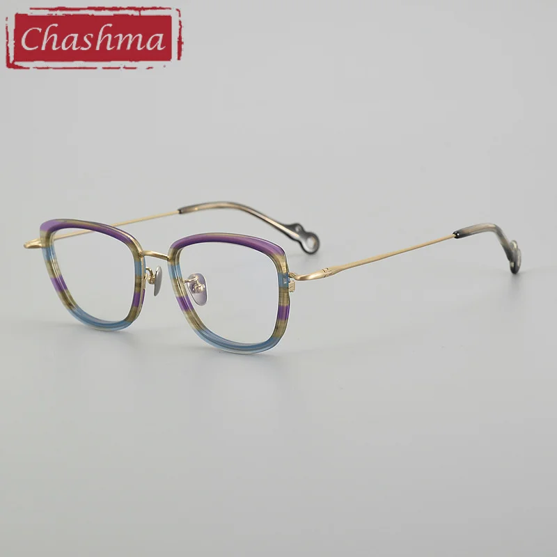 Chashma Prescription Glasses Women Pure Titanium Myopia Eyeglasses Frames Reading Anti Blue Ray Eyewear Optical Lenses Spectacle