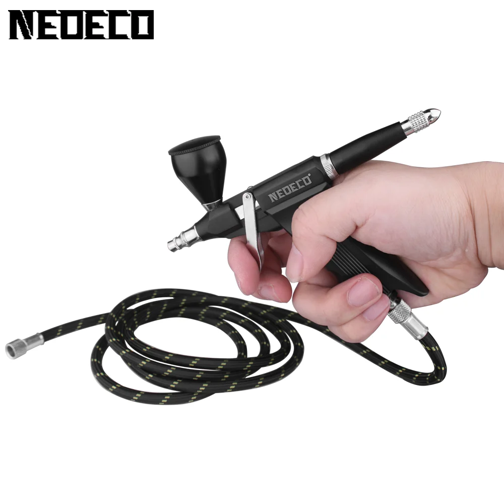 

Professional Trigger Air-Paint Control Gun Pistol Airbrush for Body/Car Painting, Nail Arts, Cake Decorating, Textiles, Makeup