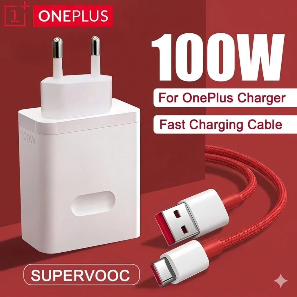 100W Cargador Original Oneplus 10 11 12 13 13R 15 Pro SuperVOOC Adaptador de carga rápida Cable USB C para OnePlus Nord 5 4 Ace