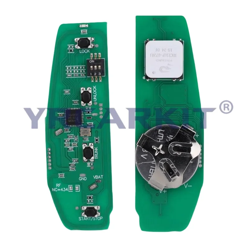 Para BYD Qin PLUS DM-i Qin PLUS EV Yuan PLUS SON 433,92 MHz ID46 Chip K2TF4-F4A/F4H/F4AM/F4AT llave remota