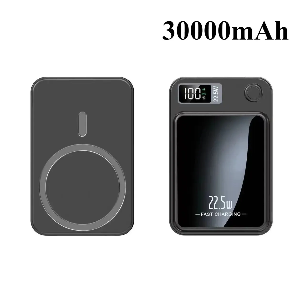 Batería Externa Magnética Inalámbrica de 10000 mAh, Carga Súper Rápida, Portátil, para iPhone, Samsung, Huawei