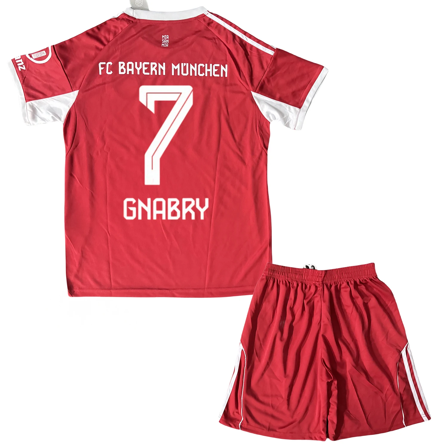 

25-26 Mens/Kids New Activewear FCBM Soccer #7 Gnabry Jerseys Fashion Sports T-Shirt Red