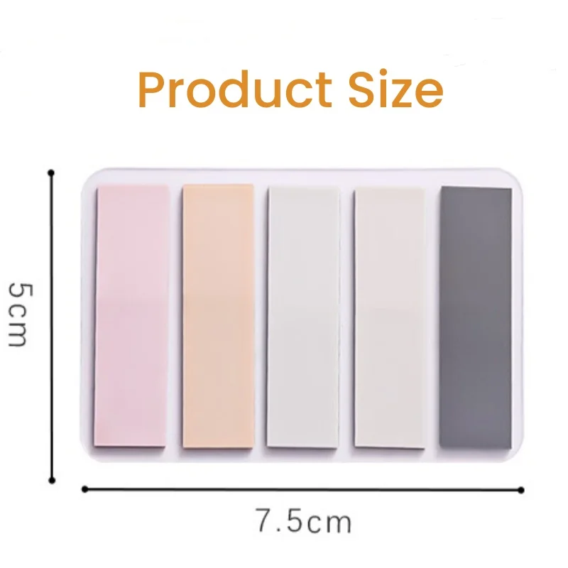 100 sheets Repositionable Offices Accessories Folder Sticky Notes 5 Color A Set Index Stickers Stationery Journaling Supplies