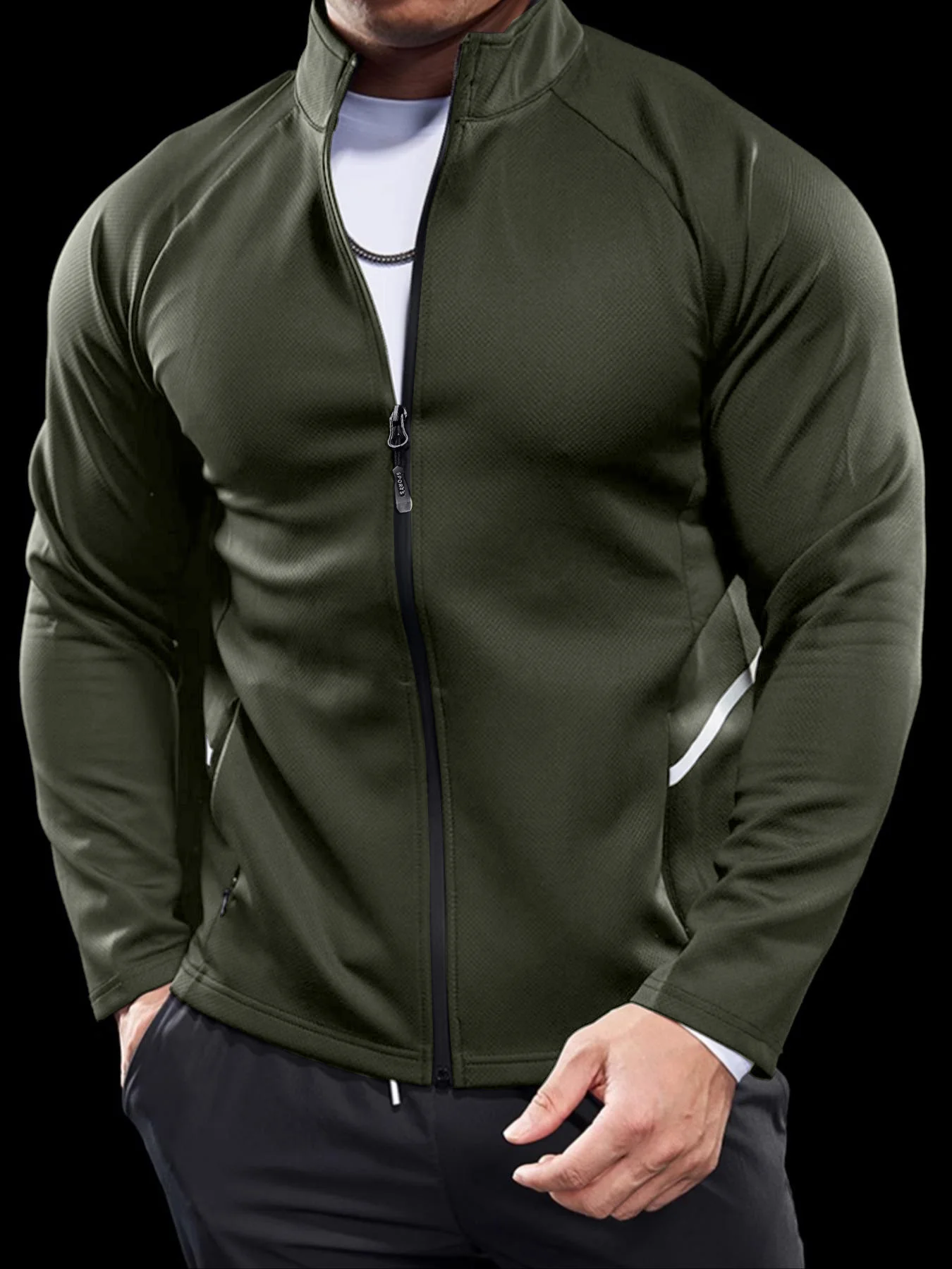 Men\'s Jackets, Training Wear Jackets, Muscle Curves, Fitness Casual, Lightweight, Slim, Quick Dry, Running, Boyfriend\'s Gift