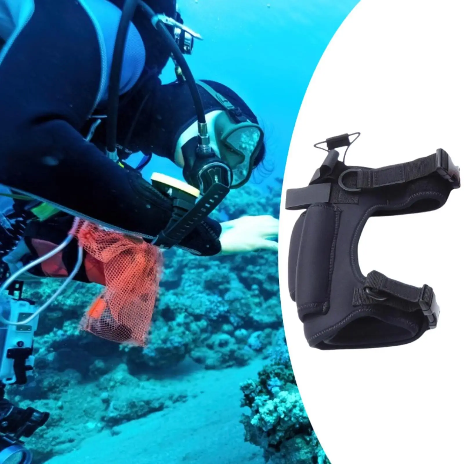 Diving Leg Knife Holder Adjustable Thigh Knife Wrap Leg Strap Knife Holster for Boating Snorkelling Spearfishing Sailing