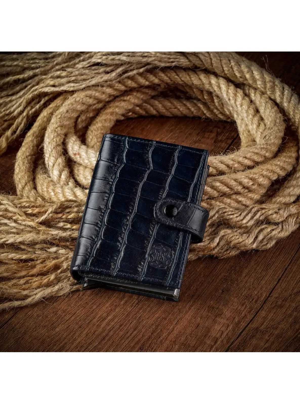 Men's Automatic Mechanism Card Holder Wallet