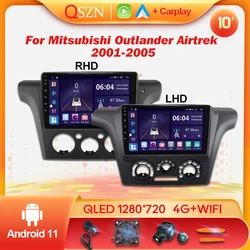 Android 11 Car Radio For Mitsubishi Outlander Airtrek 2001-2005 Multimedia Video Player 2din Carplay WIFI Navigation GPS Stereo