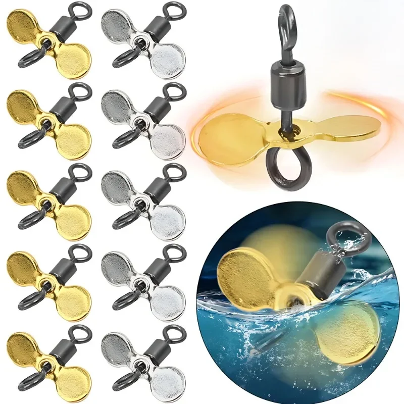 Spinnerbait mouche hélice Spin personnalisé Topwater pêche leurre lames en acier inoxydable bouchon coulée Spinnerbait accessoire lame pêche