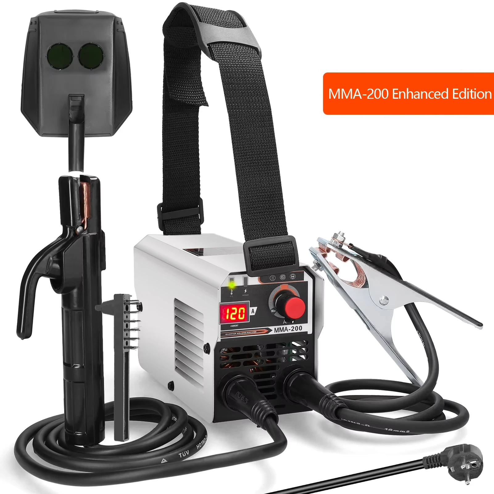 MIG MMA-lassers met koolstofdioxidegasbescherming en handmatig lassen, multifunctionele IGBT gelijkstroom inverter lassers gereedschap