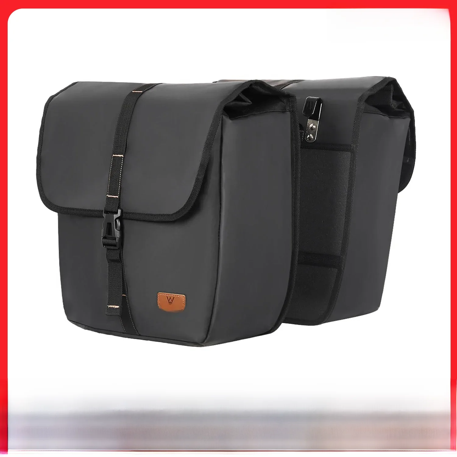 AliExpress NONE 1/2pcs Waterproof Bike Panniers Bag Large Capacity Bicycle Rear Seat Bag for Bike Rear Rack