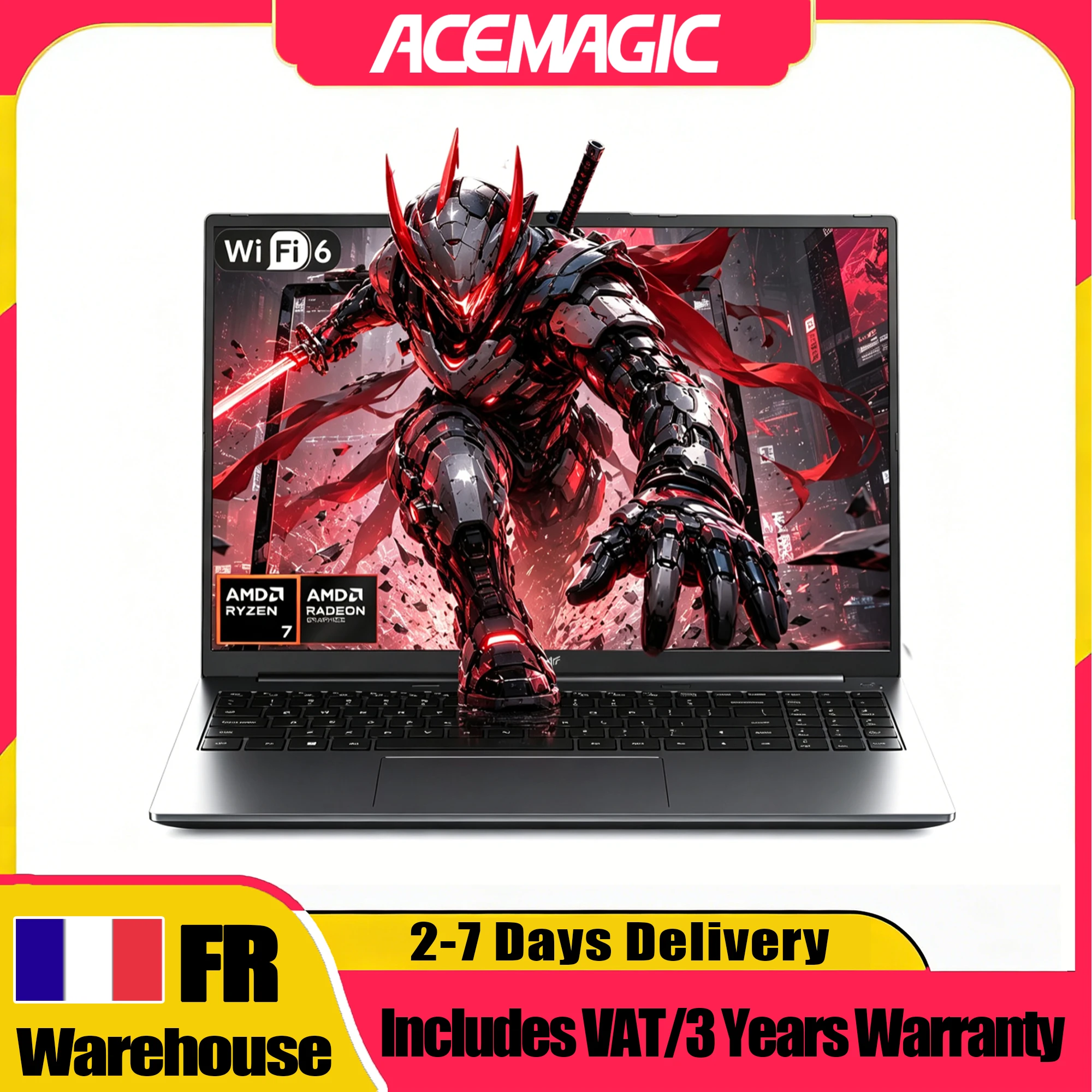 Portátil Acemagic S16 Ryzen 7 24GB 512GB