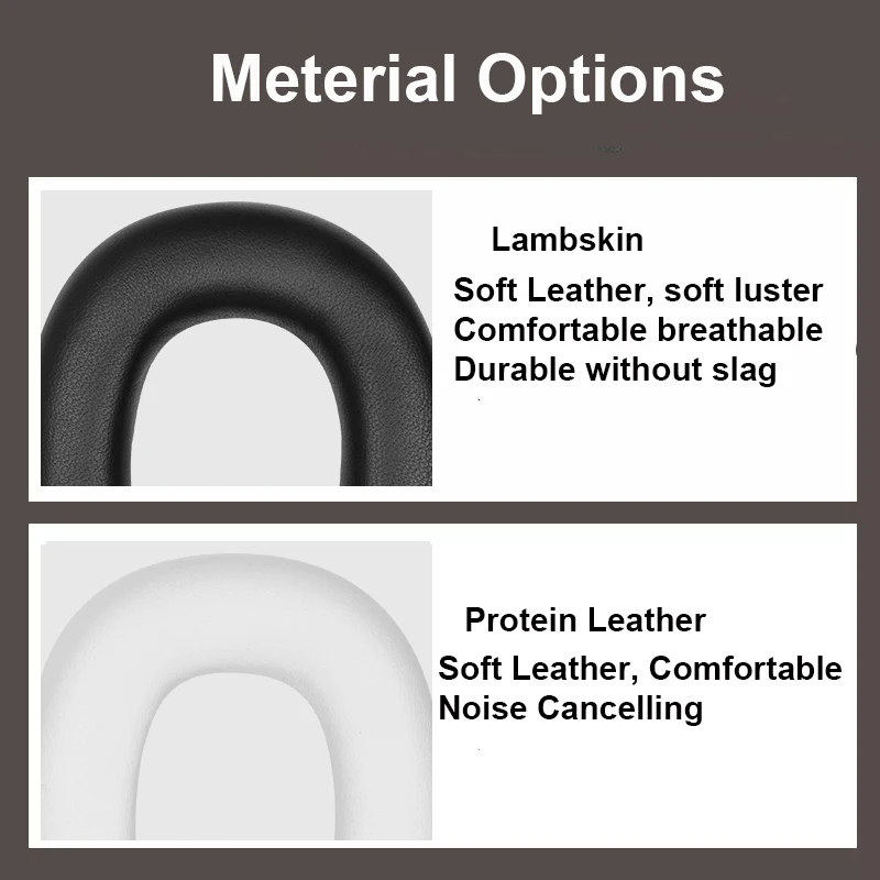 Substituição de couro protéico almofadas almofada Earpads para B & W px8 Px7 S2 HIFI Gaming Headsets