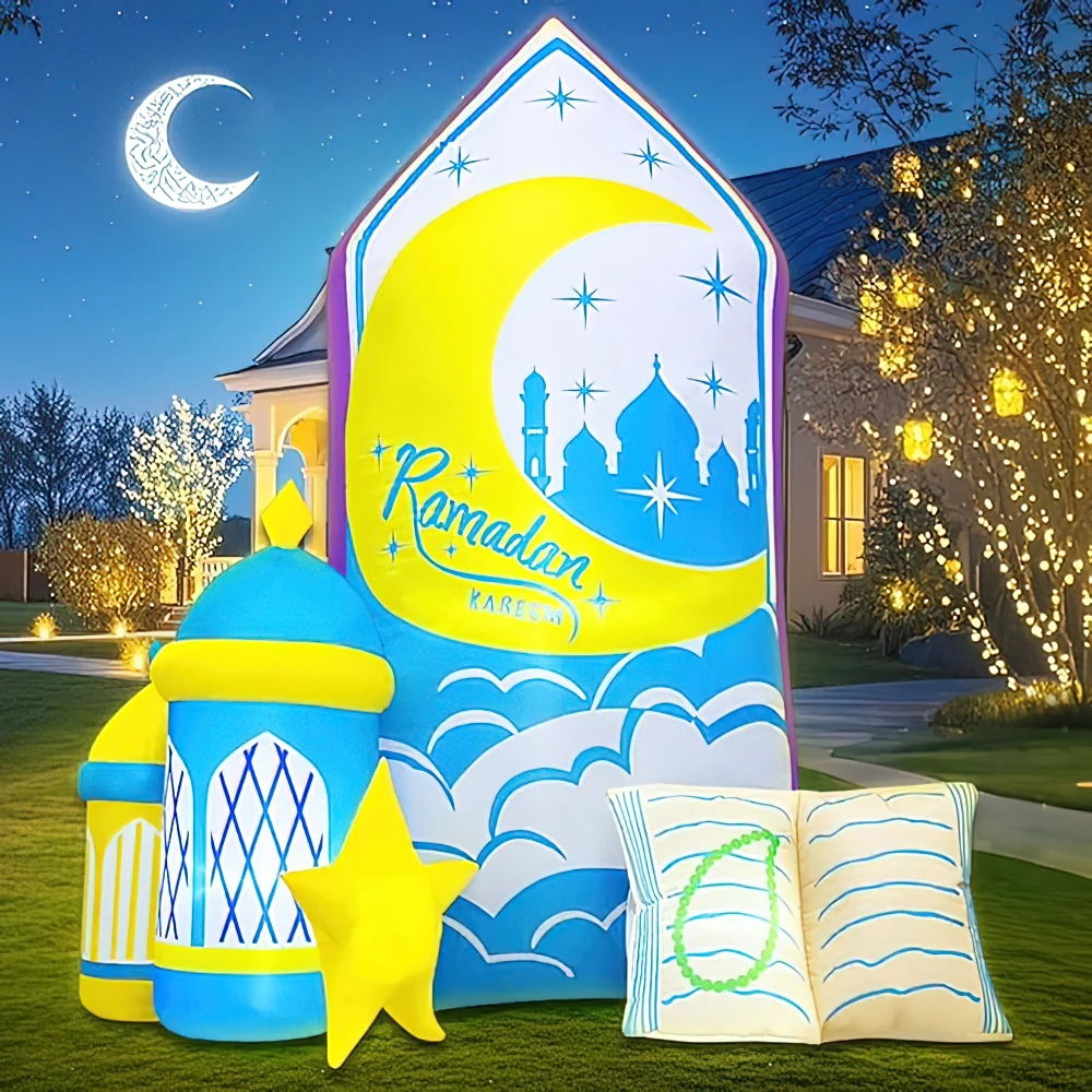 

Inflatable Ramadan Eid Mubarak Blow Up Ramadan Mubarak Garden Decoration