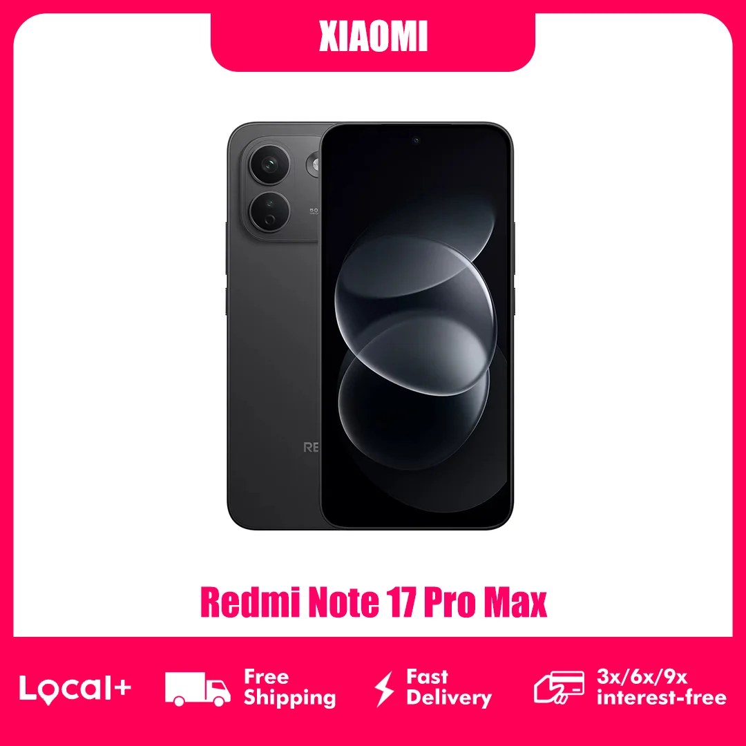 Xiaomi Redmi Note 17 Pro Max 5G NFC 6,83" 1,5K CrystalRes AMOLED-Display 9210mAh Akku