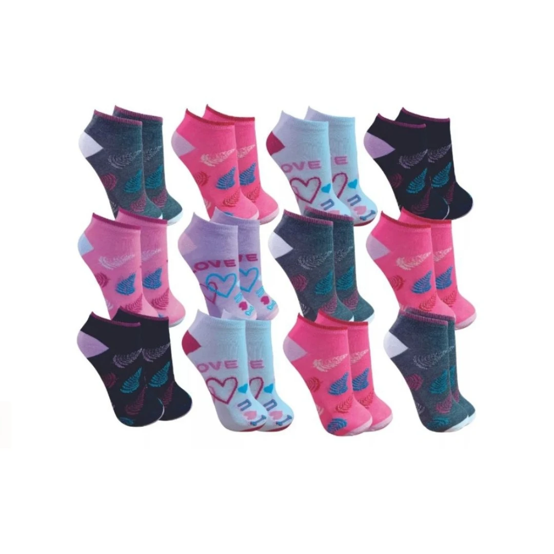 Kit 12 Pair Socks Adult Female Wholesale Cotton