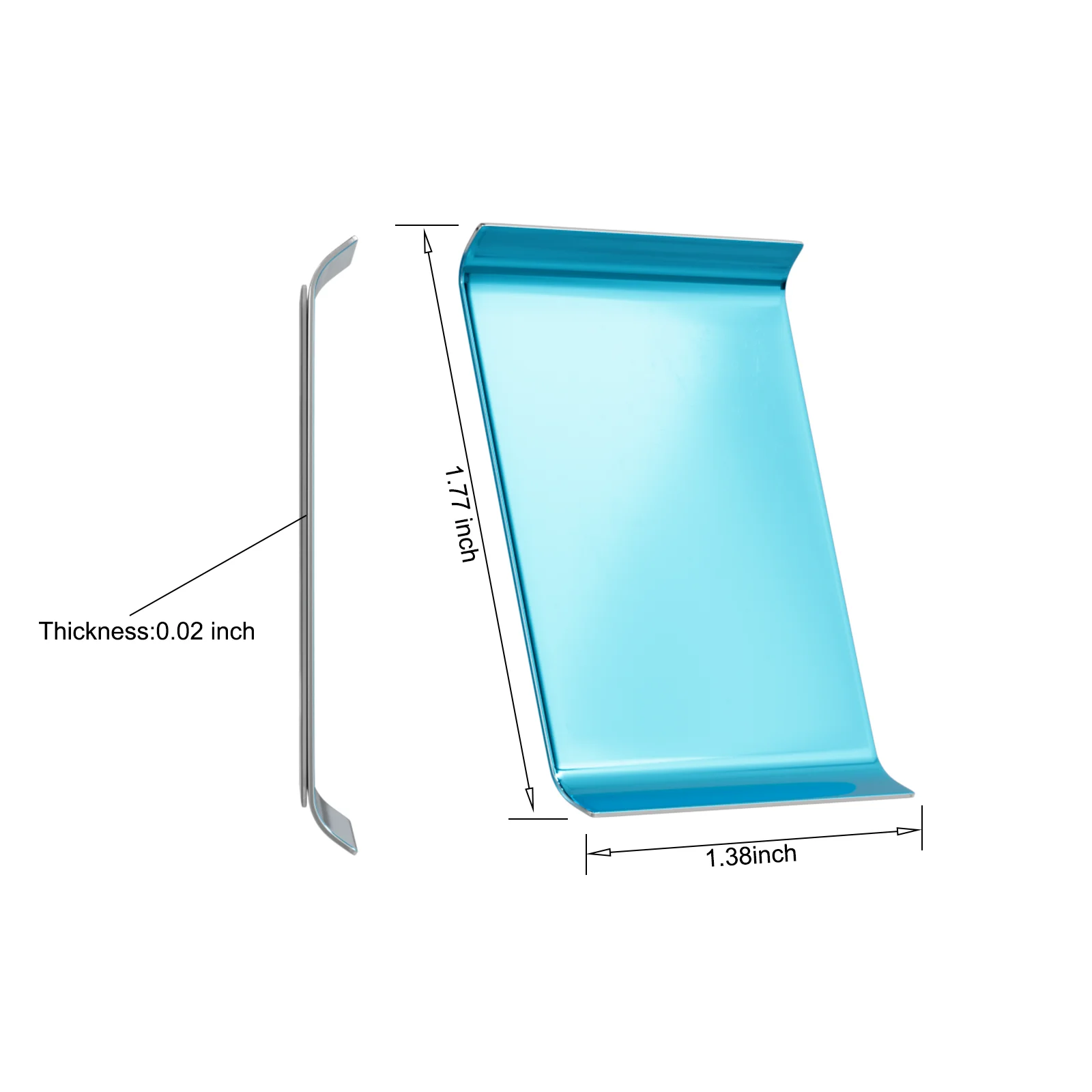 8 عبوات من صفائح الحديد القوسية لأعواد الإضاءة المغناطيسية تحت الخزانة - شرائط مغناطيسية مع دعم لاصق تحت أضواء الخزانة