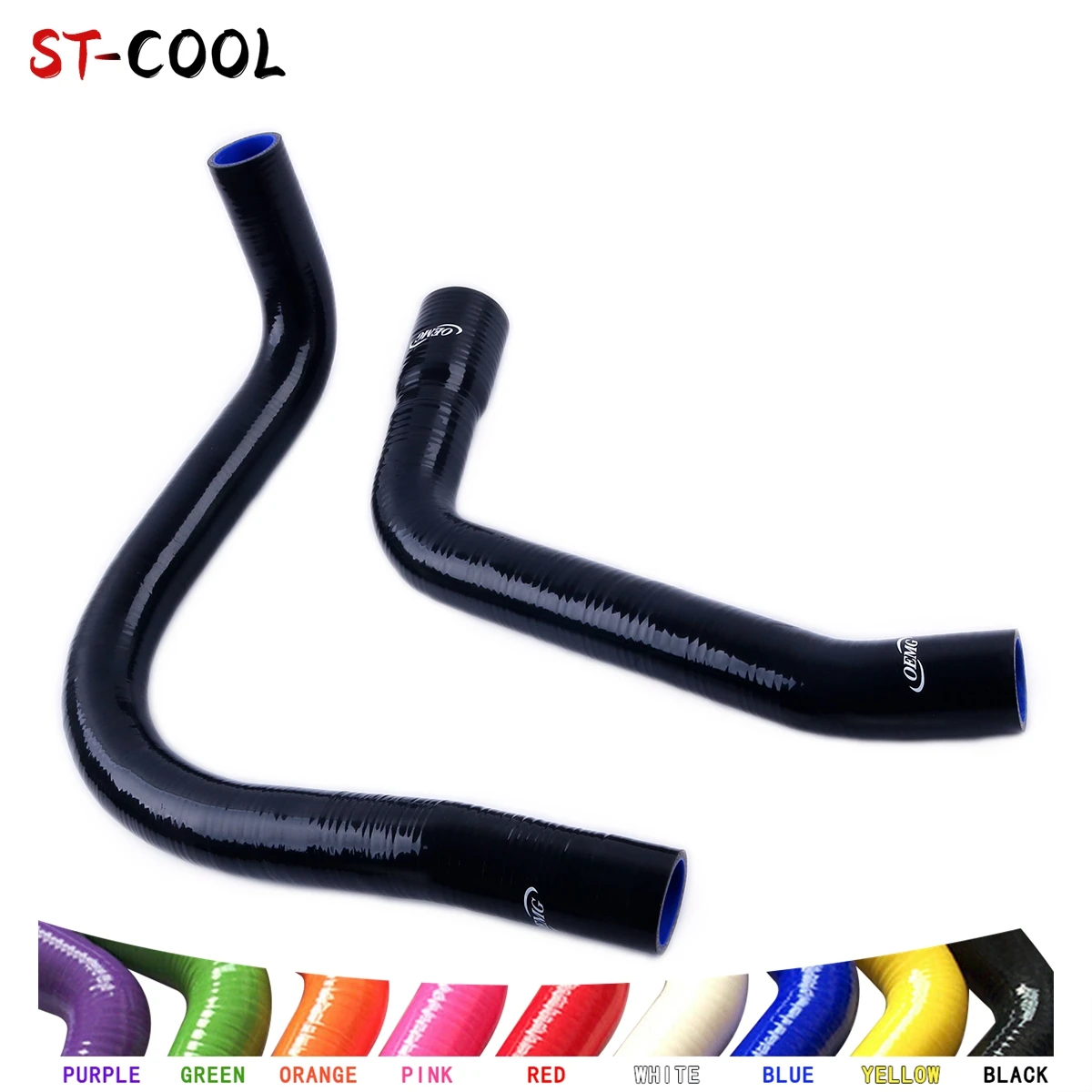 FOR CHEVY CAMARO/FIREBIRD T/A V8 1967 1968 1969 Radiator Hoses Kit Silicone Tubes Piping 2Pcs 10 Colors