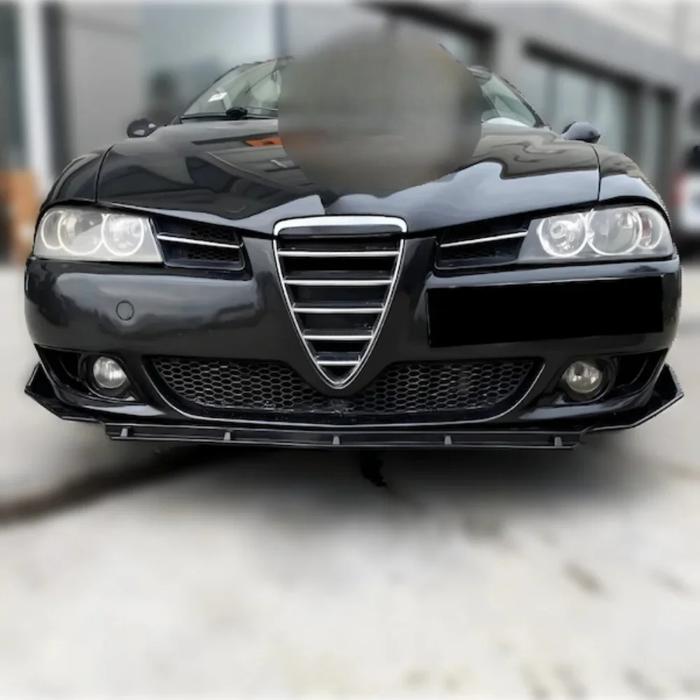 Brbs 3 Pcs Front Bumper Lip For Alfa Romeo 156 1997-2007 Body Kit Car Accessories Spoiler Diffuser Flap Sport Bumper