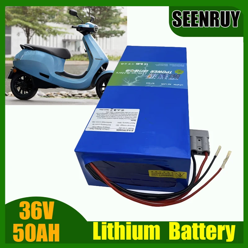 

Литиевая аккумуляторная батарея 36 В 50 Ач LI-ION с Smart BMS 50A 80A 100A 120A 150A для электрической машины, инвалидной коляски, гольф-каров