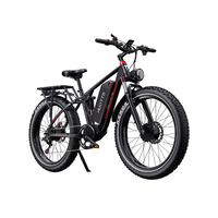 DUOTTS S26 E Bike 1500W Dual Motor 48V20AH Battery Snow Electric Bicycle Hydraulic shock 26*4.0 Fat Tire Electric Bike