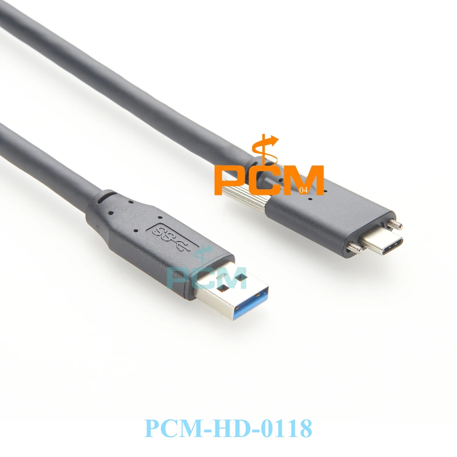 Schraubverriegelung, Panelmontage, aktives USB 3.0-auf-Typ-C-Kabel mit Repeater-Signalverstärker für 10 m lange Distanz-Hochgeschwindigkeitsübertragung