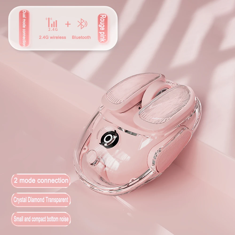 Original Mouse Q9 Wireless Bluetooth Silent Mouse Ergonomic Good-looking and Comfortable Feeling E-Sports Mouse Gift for Girls