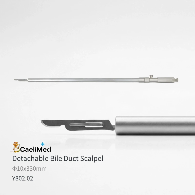 Laparoscopic Knife Blade for Bile Duct Surgery, Reusable Choledochotomy Scalpel for Minimally Invasive Procedures view 5