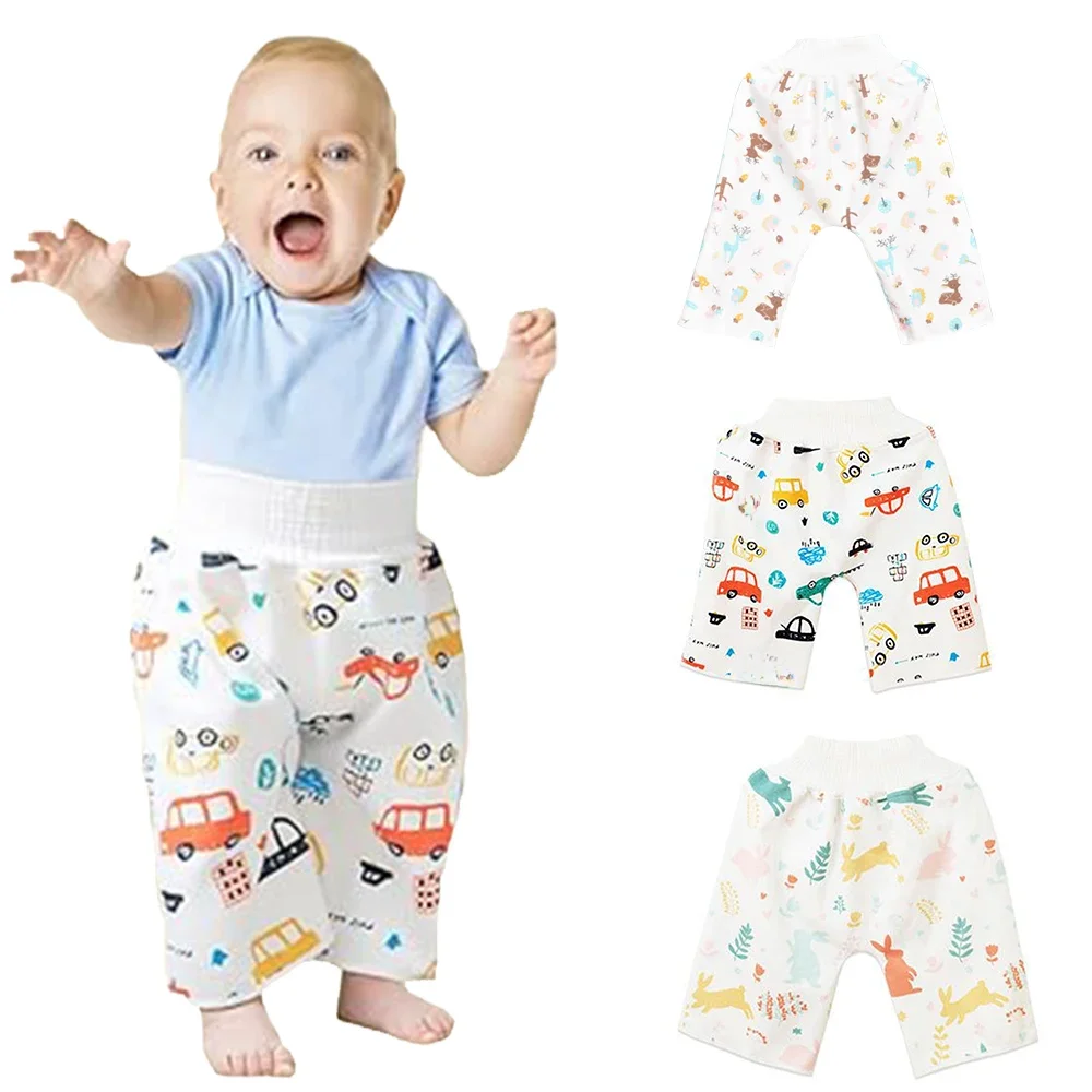 Baby Waterproof Clothes Diaper Pants for Potty Training Baby Comfy Diaper Training Pants for Boys and Girls Night Time Sleeping