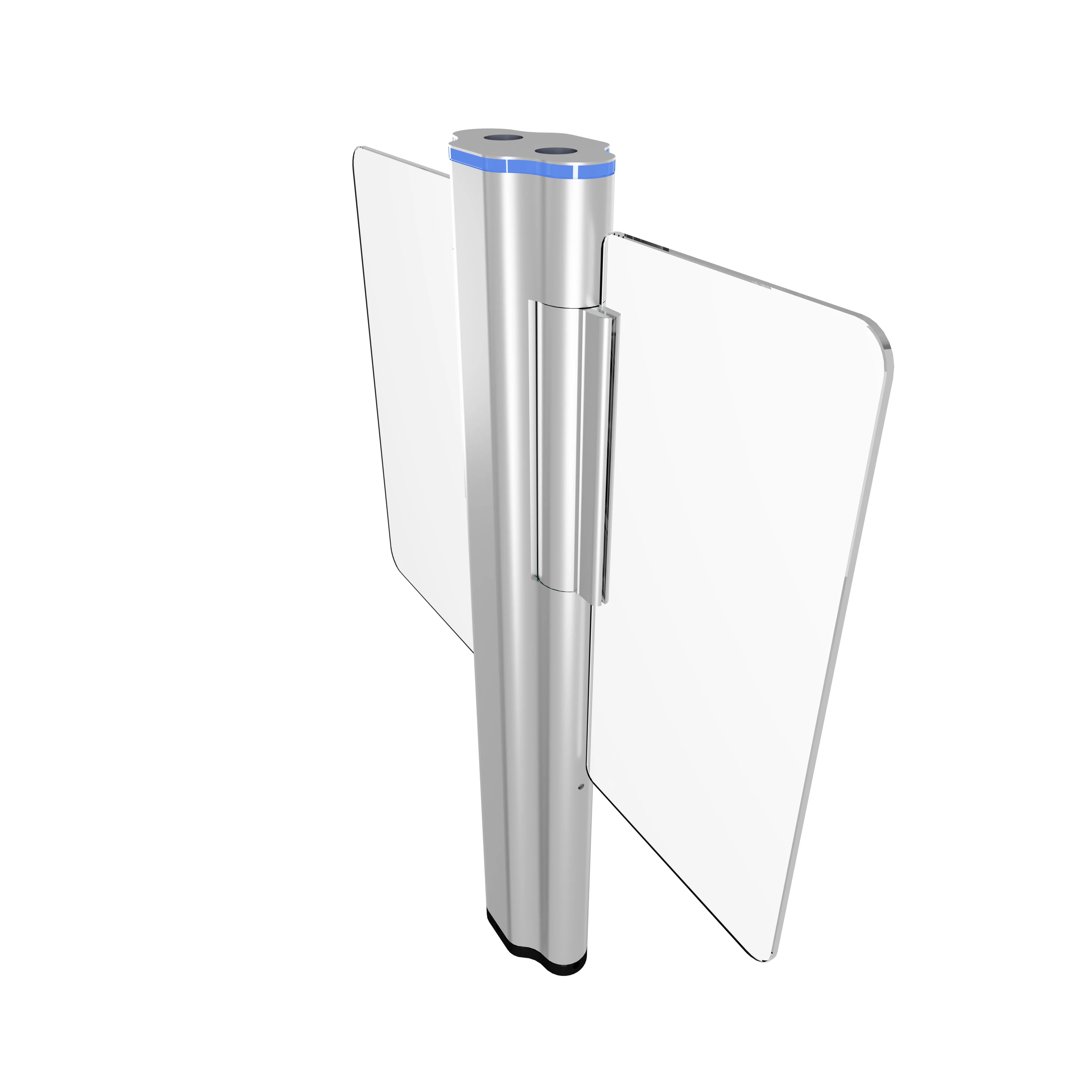 Factory Price Automatic Entrance Control Cylindrical Luxury Turnstile Speed Gate with RFID for Office Building Entrance Security