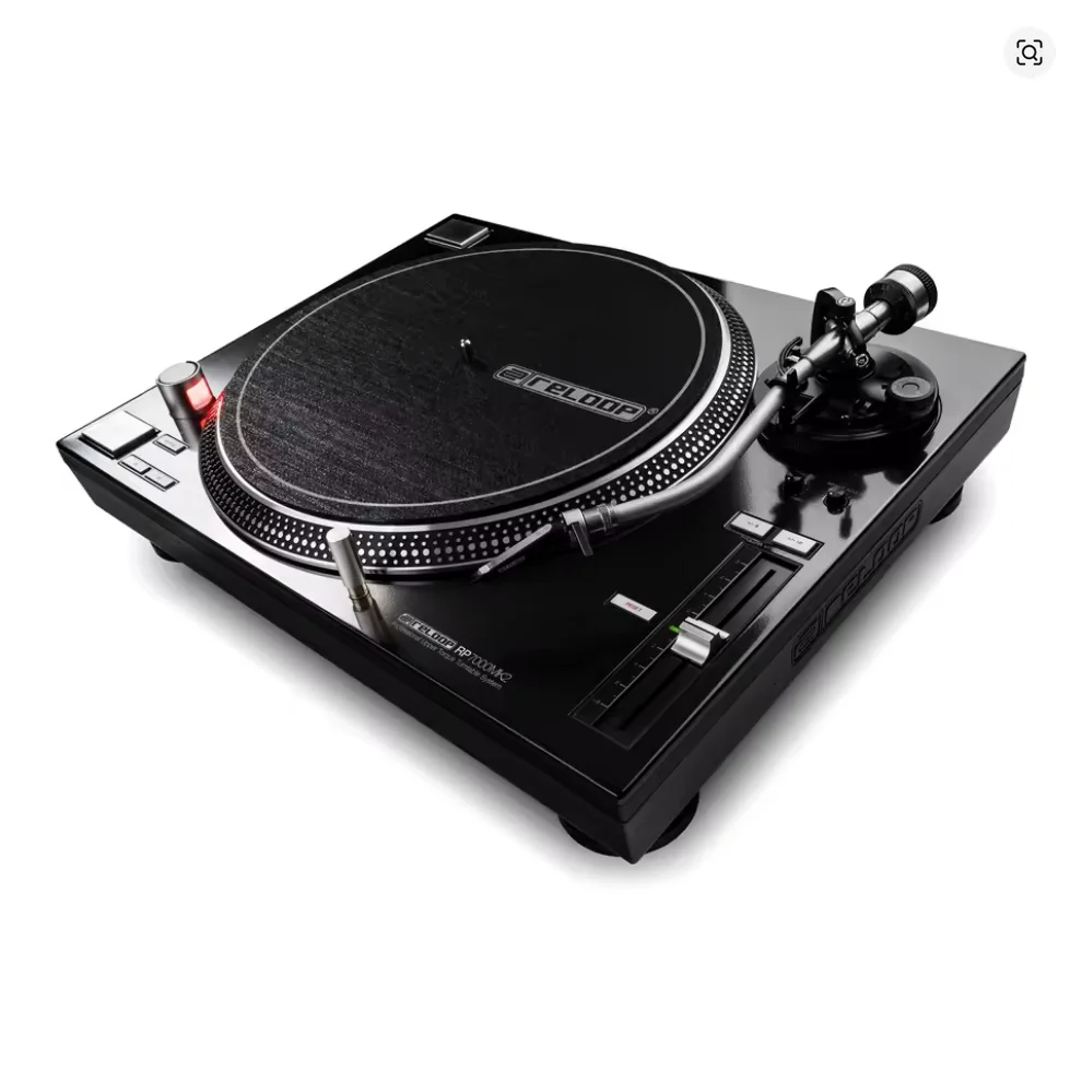 خصم 100% على القرص الدوار DJ Reloop RP-7000 MK2 Direct Drive - أسود مع إبرة مزيج كونكورد متوفرة في المخزون