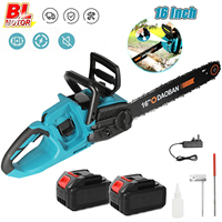 3500W Brushless 16Inch Electric Chainsaw Cordless Pruning Woodworking 21V Power Tool Handheld Garden Cutter For Makita Battery