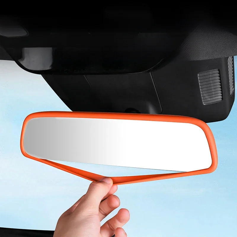 Cadre Décoratif de Rétroviseur de Voiture, Juste de Protection en Silicone, Accessoire de Garniture, pour Li vexiang L6 L7 L8 L9