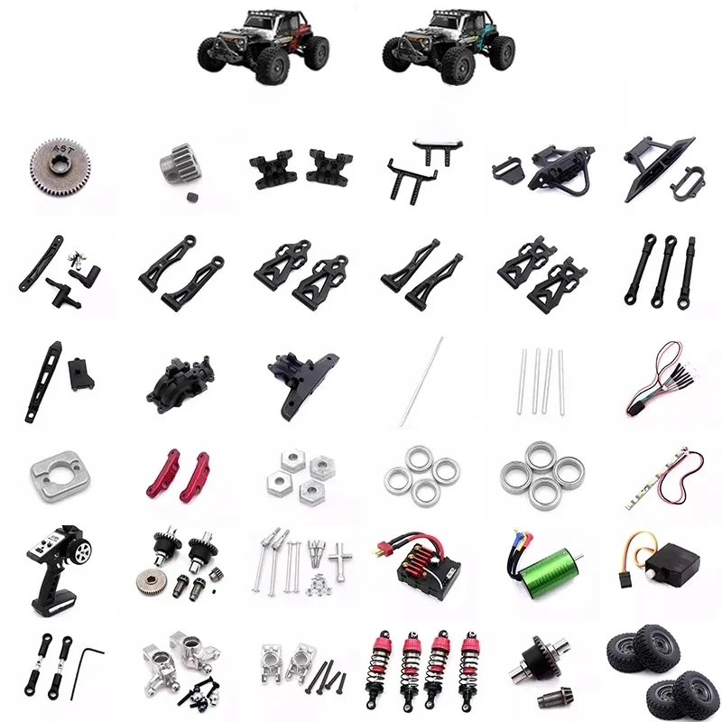 SCY 16103 PRO RC pièces automobiles arbre tournant roulement d'engrenage tige de traction tasse de direction bras oscillant moteur pneu vis phare