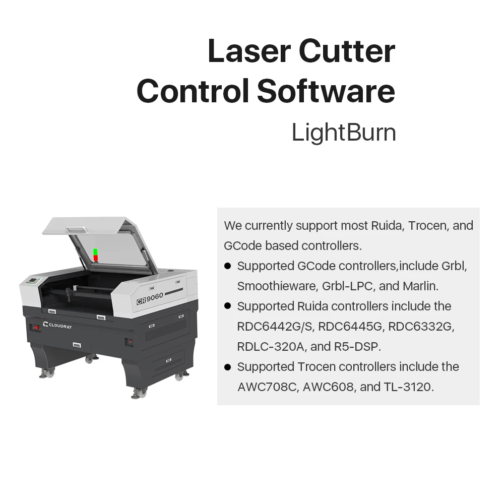 LightBurn Activation Code TTS-55 Laser Engraver Gcode License Key Control Software For Laser Engraving Machine Controller