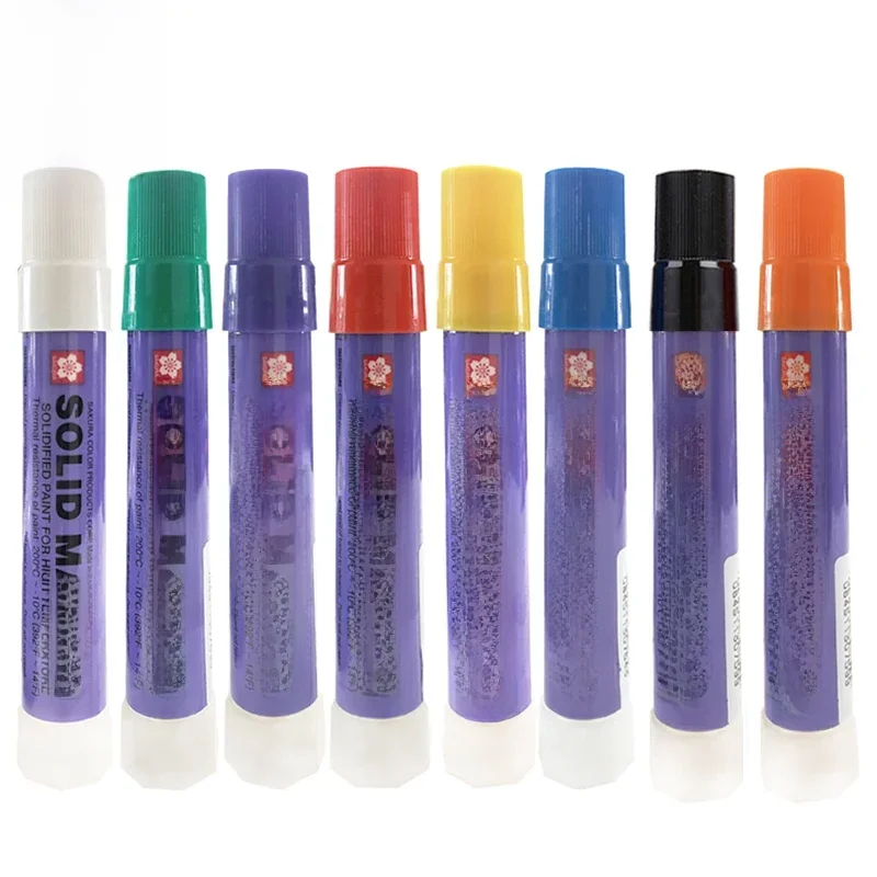 8Pcs Japan Sakura Solid Marker Industrial Pen XSC Dry Can Write on Steel Plate Water Oil Surface Multi-function Pen Permanent — zdjęcie produktu 7