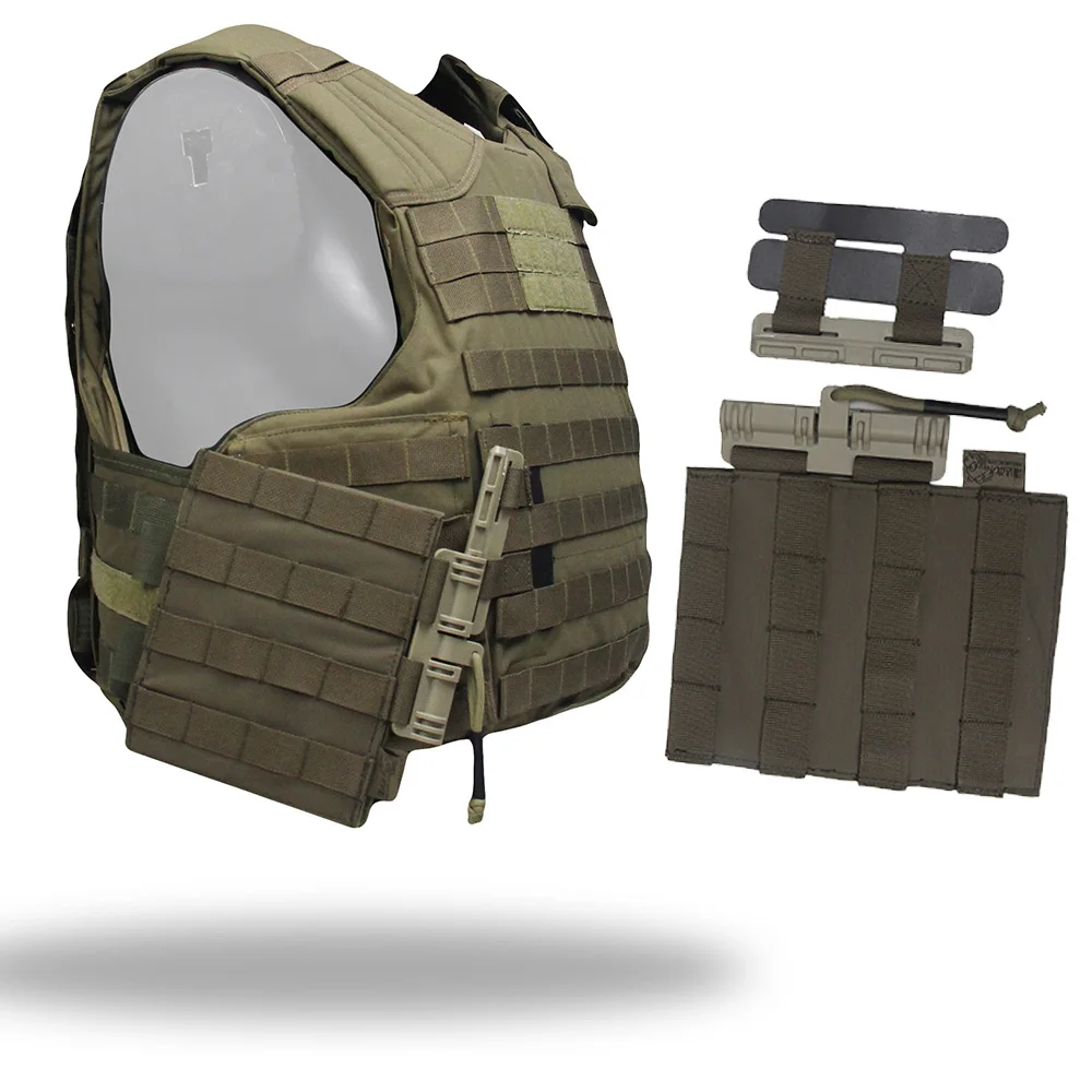 

Molle Vest Quick Release Buckle Set, Front Quick Disconnect Cummerbund for Tactical Hunting Vest Equipment