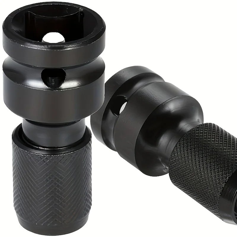 3 pieces of 1/2 square inch to 1/4 inch hexagonal ratchet socket wrench socket adapter wrench kit, transmission converter, impact tool, drill socket combination kit