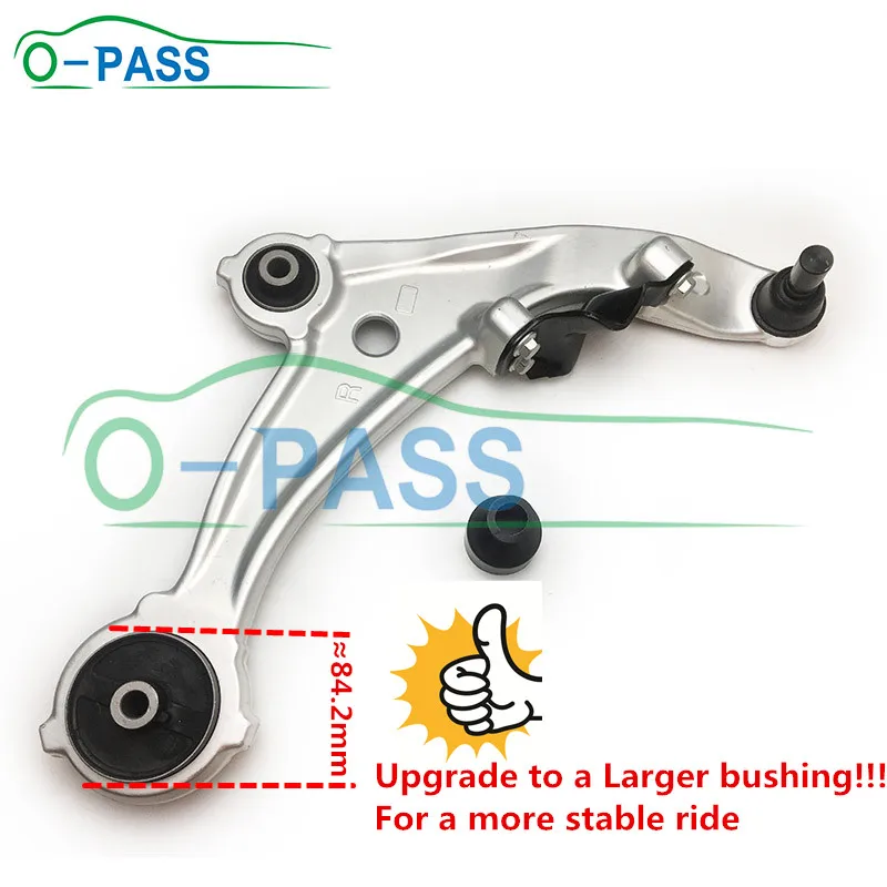 OPASS Front Wheel lower Control arm For NISSAN Teana II MK2 MK 2 J32 54500-JN00A High Quality Factory 1 Pair