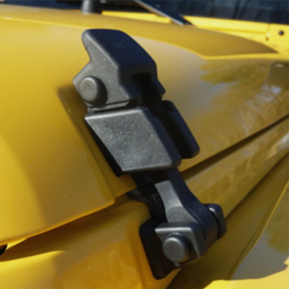 

Lantsun J321 ABS hood lock for jeep for wrangler JK 2007-2017 hood catch set
