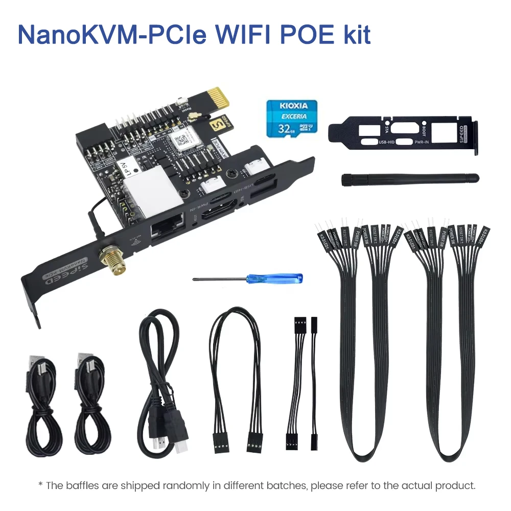 Sipeed Nano KVM-Pro Wi-Fi PoE対応モデル Sipeed NanoKVM-PCIe IP-KVM Remote Control Operations Maintenance
