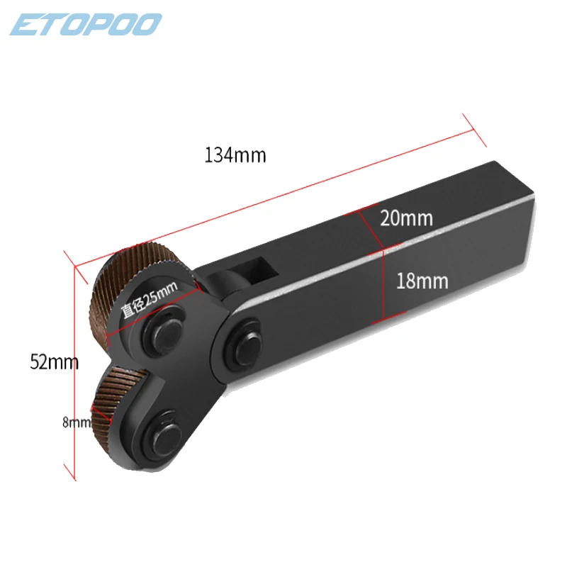 Set di utensili per zigrinare lineari a doppia ruota passo 0.4mm 0.8mm 1mm 1.5mm 2mm utensili per zigrinare tornio