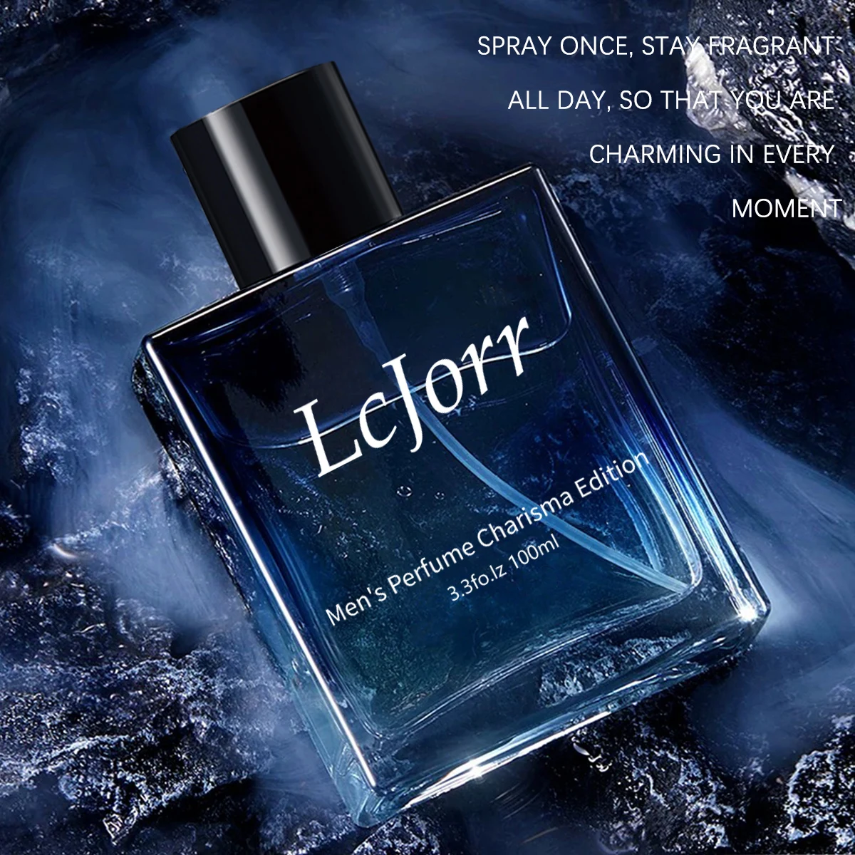 LCJORR Men's Perfume 100ML.luxurious,unique,long-lasting.Blue gift box,ideal for personal use,gifting&special occasions