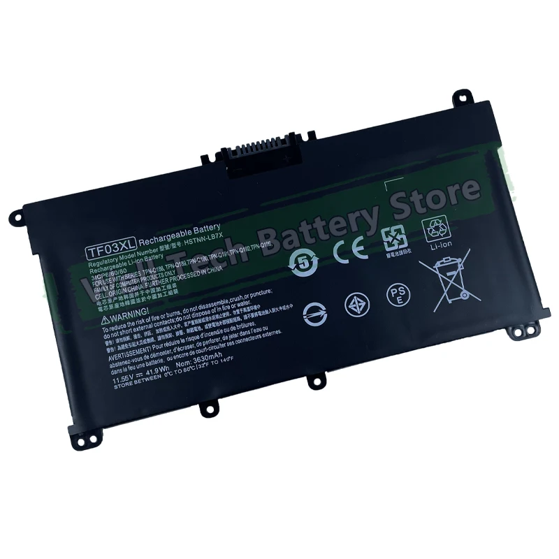 TF03XL Laptop Battery for HP TPN-C131 TPN-Q188 TPN-Q189 TPN-Q190 TPN-Q191 TPN-Q192 TPN-Q196 TPN-Q201 14s-be100TX 14s-be101TX