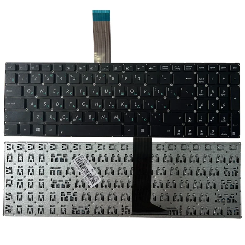 Rosyjska RU klawiatura do laptopa Asus X550 X550C X501 X502 X552 K550 A550 Y581 X550V X552C X550VC F501 F501A F501U Y582 S550 D552C — zdjęcie 2