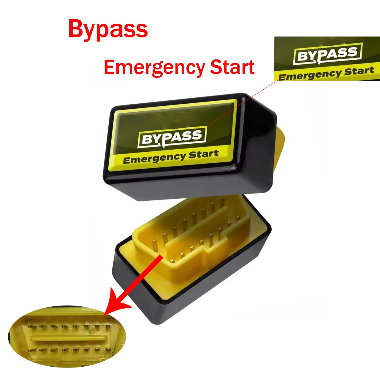 For FIAT Bypass Emergency Start Plug And Start Car Diagnostic Tools  Essential OBD2 socket only work vehicles with metal key