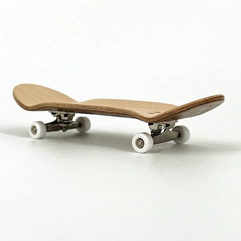 34mm Fingerboard Set with Professional Wooden Deck Metal Truck Bearing Wheels Finger Skateboard Toys