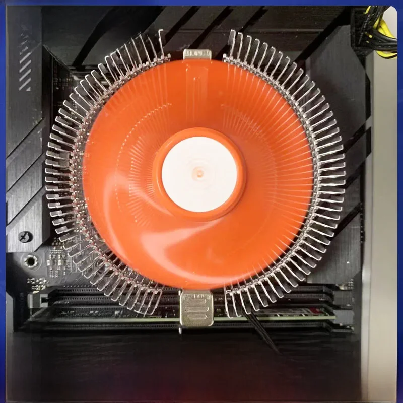 Cooler cpu pc radiador 90mm ventilador de refrigeração 3pin para intel lga 1366 1150 1151 1155 1156