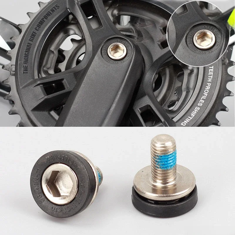 AliExpress QILEJVS New Crank Bolts Bike Bicycle Bottom Bracket Axle Crank 8MM Allen Key Arm Bolts Crank Drop Ship