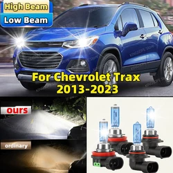 4Pcs 100W Halogen Canbus 6500K Car Headlight HB3 H11 High Low Beam For Chevrolet Trax 2013-2023 2014 2015 2016 2017 2018 2019